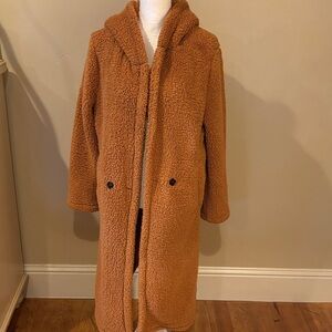Cozy Tan Teddy Coat